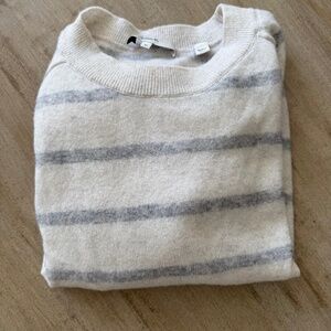 Vince Cashmere Striped Sweater